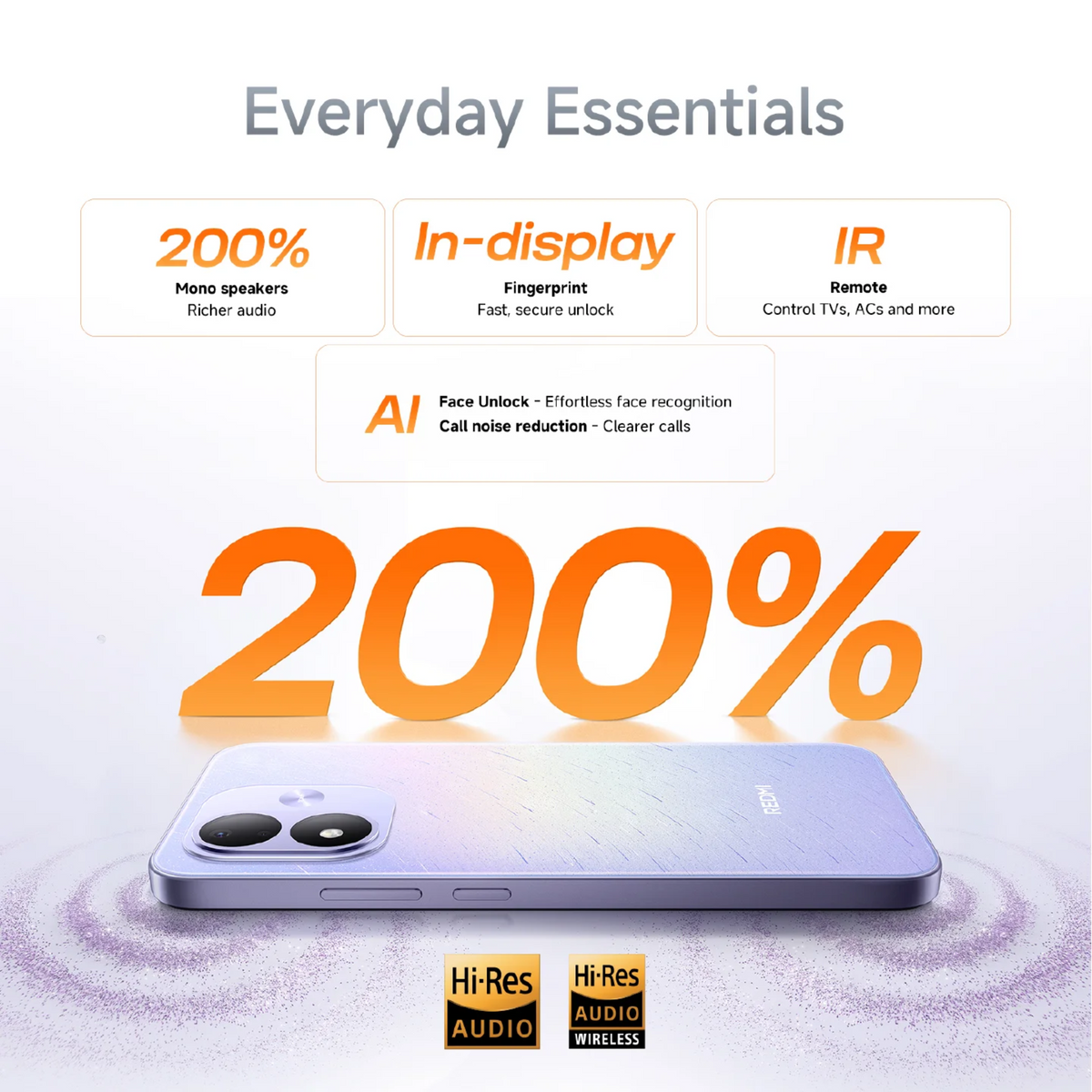 Redmi Note 17 5G 6GB 128GB – Starlight Purple