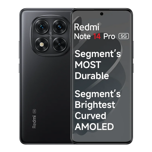 Redmi Note 14 Pro 5G Titan Black 8GB Mobile & Smart Phones | Vishal Electronics Kolkata