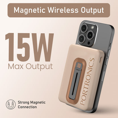 Portronics Revo 10000mAh Magnetic Power Bank Power Bank | Vishal Electronics Kolkata