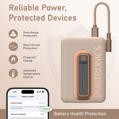 Portronics Revo 10000mAh Magnetic Power Bank Power Bank | Vishal Electronics Kolkata
