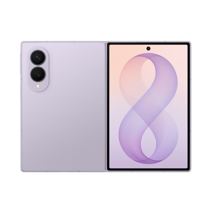 Samsung Galaxy Z Fold8 5G | Galaxy AI Foldable | 4800mAh Battery | 50MP Camera | New Design Lavender Smartphones | Vishal Electronics Kolkata