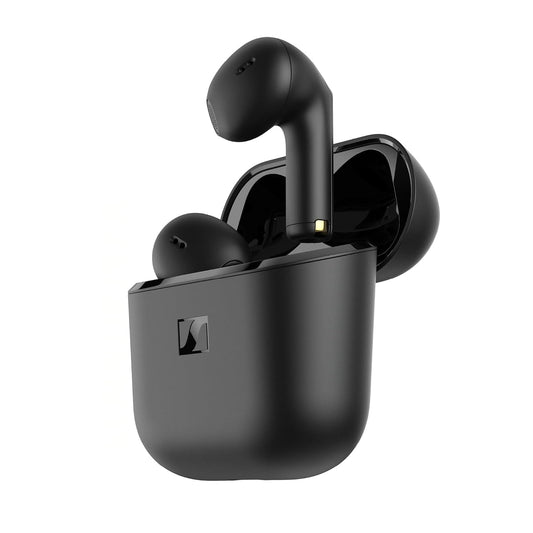 Sennheiser Accentum Open Black True Wireless Earbuds | Vishal Electronics Kolkata