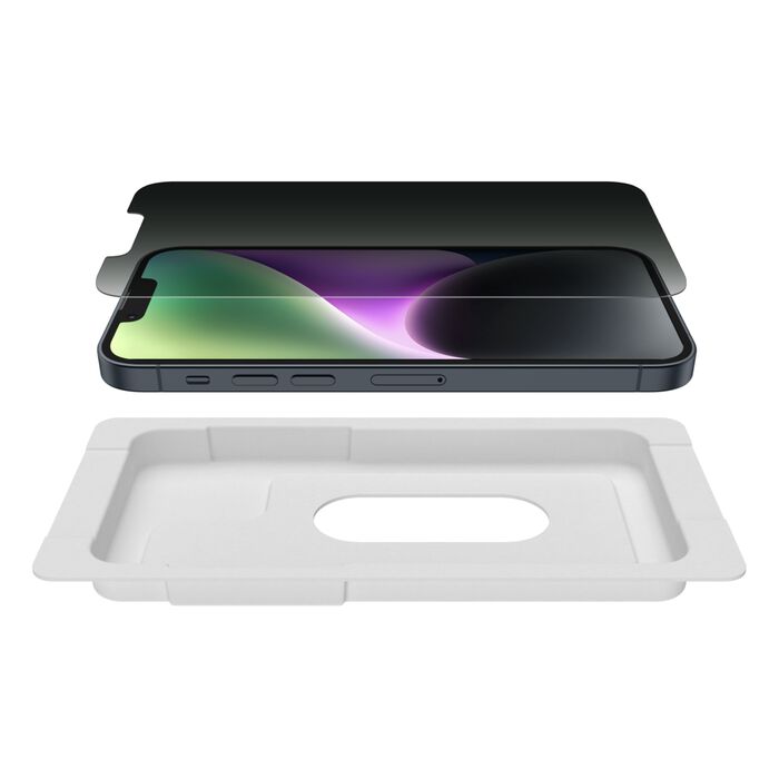 Belkin ScreenForce New TemperedGlass Privacy Treated Screen Protector iPhonene 14 / iPhone 13 / iPhone 13 Pro Privacy Screen | Vishal Electronics Kolkata