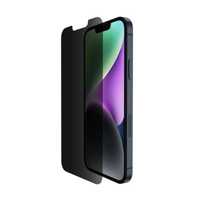 Belkin ScreenForce New TemperedGlass Privacy Treated Screen Protector iPhonene 14 / iPhone 13 / iPhone 13 Pro Privacy Screen | Vishal Electronics Kolkata