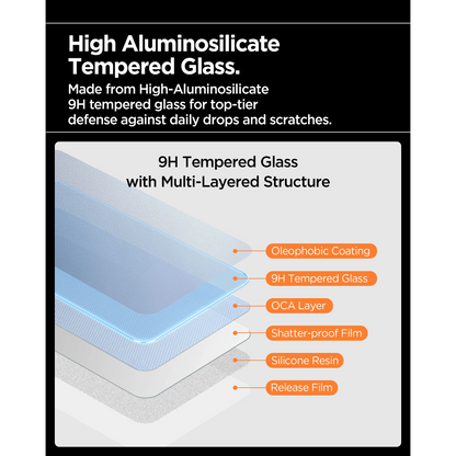Spigen GLAS.tR AlignMaster S Tempered Glass Screen Protector for Apple iPhone 17 Air Screen Protector | Vishal Electronics Kolkata