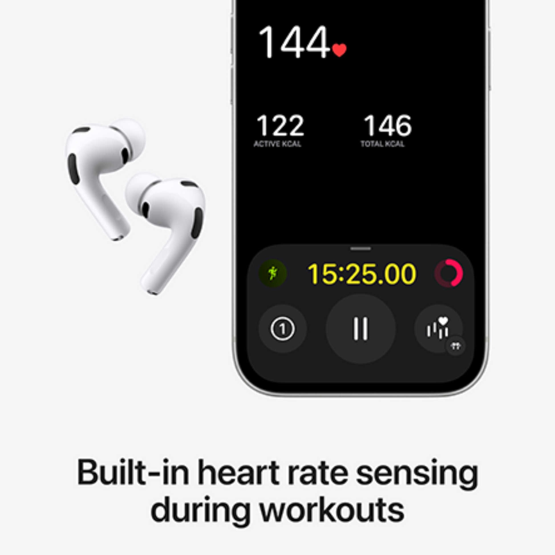 Apple AirPods Pro 3 Wireless Earbuds with Active Noise Cancellation & Heart Rate Sensing Wireless Earbuds | Vishal Electronics Kolkata