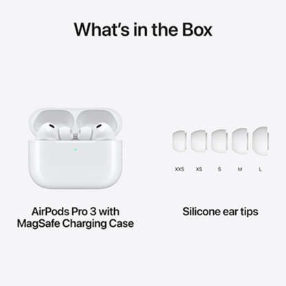 Apple AirPods Pro 3 Wireless Earbuds with Active Noise Cancellation & Heart Rate Sensing Wireless Earbuds | Vishal Electronics Kolkata