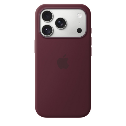 Apple iPhone 18 Pro Silicone Case with MagSafe and Camera Control - Burgundy iPhone Case | Vishal Electronics Kolkata