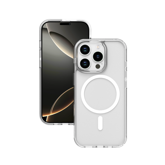 Avasya Hybrid Fusion Clear Series with MagSafe – Crystal Clear Case for iPhone 16 Pro Crystal Clear Mobile Case | Vishal Electronics Kolkata