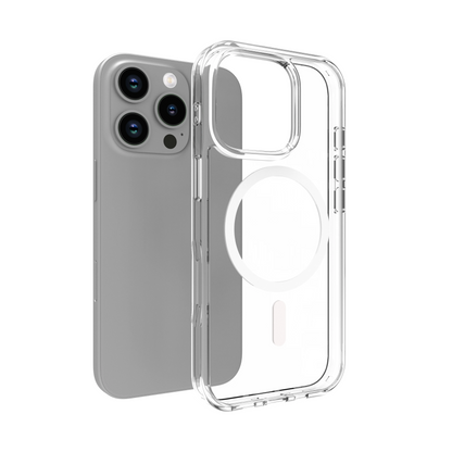 Avasya Hybrid Fusion Clear Series with MagSafe – Crystal Clear Case for iPhone 16 Pro Max Mobile Case | Vishal Electronics Kolkata