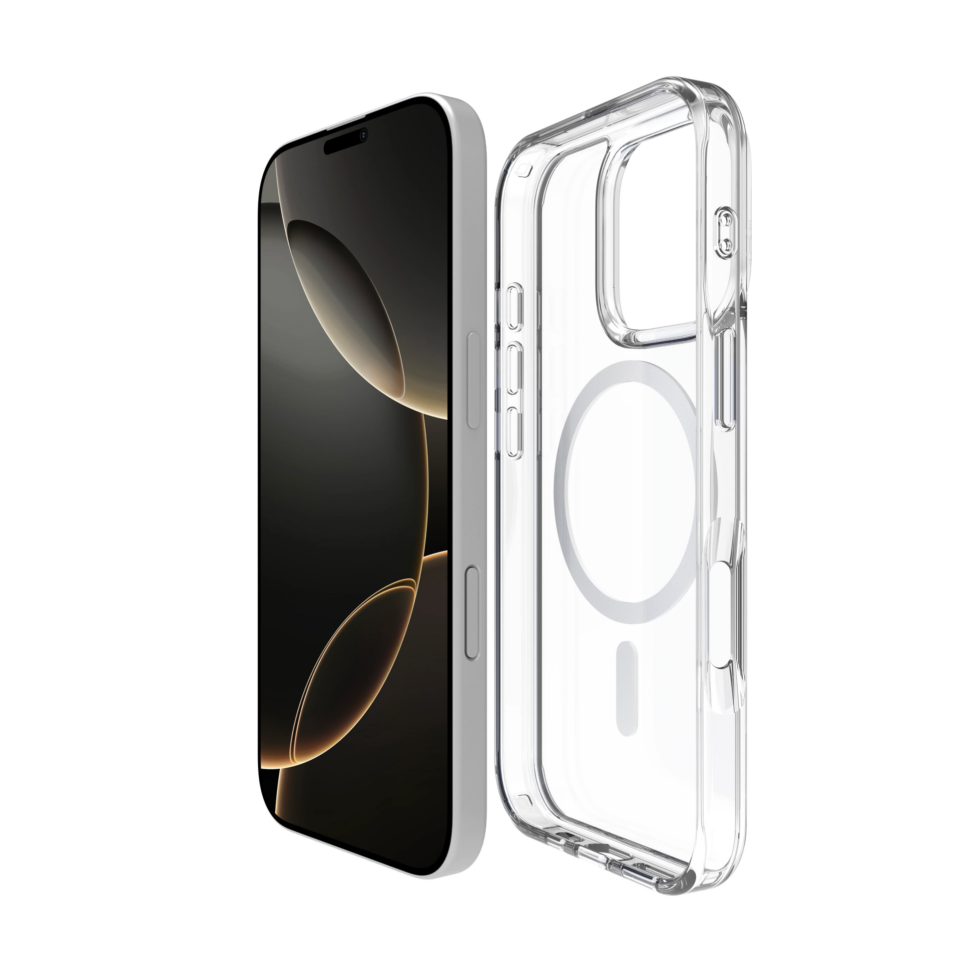 Avasya Hybrid Fusion Clear Series with MagSafe – Crystal Clear Case for iPhone 16 Pro Max Mobile Case | Vishal Electronics Kolkata
