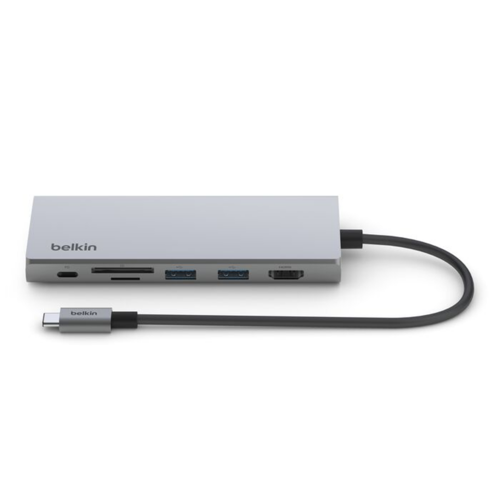 Belkin Connect USB-C 7-in-1 Multiport Adapter with 4K HDMI, Ethernet & 100W PD USB-C Hub | Vishal Electronics Kolkata