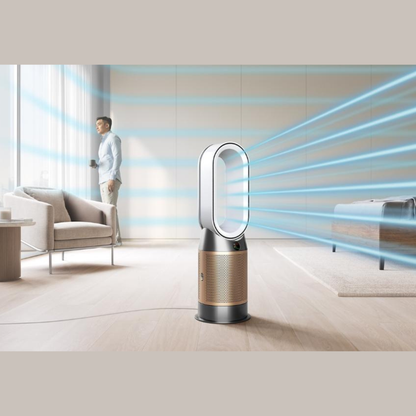 Dyson Purifier Hot+Cool HP2 De‑NOx (White/Gold) — HP12 Air Purifier | Vishal Electronics Kolkata