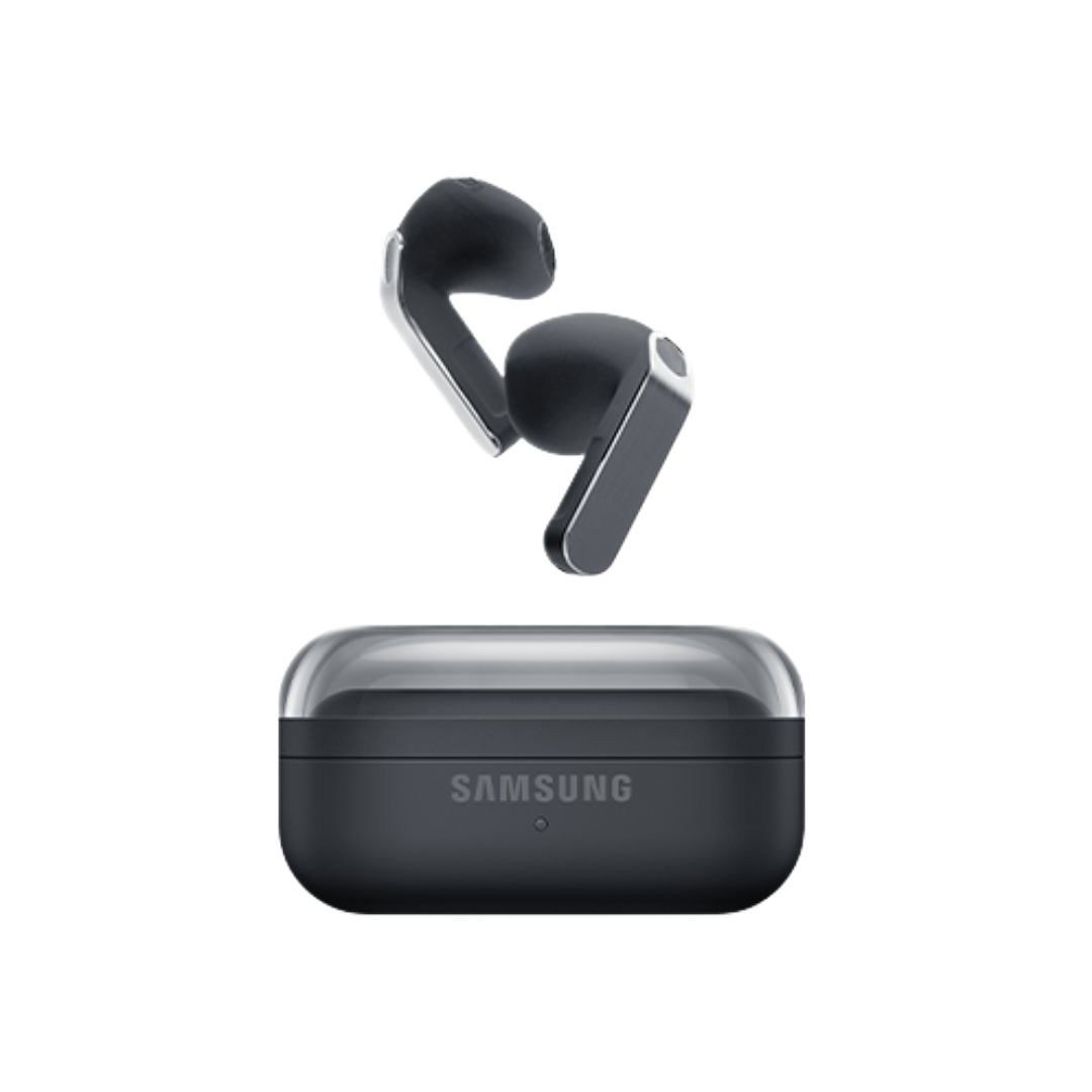 Galaxy Buds4 (Pre-order - Sales Start 7th March) Black Earbuds | Vishal Electronics Kolkata