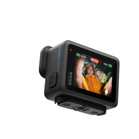 GoPro LIT HERO 4K Waterproof Action Camera with Built-In Light & HyperSmooth Stabilization Action Camera | Vishal Electronics Kolkata