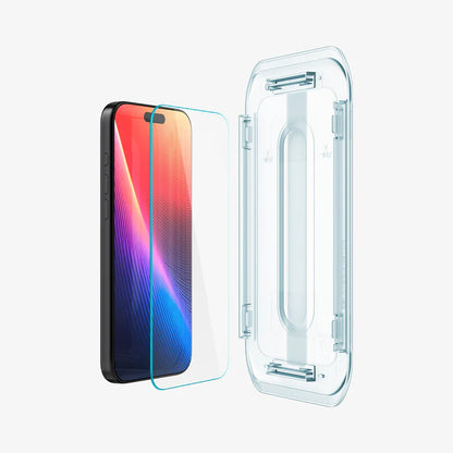 Spigen GLAS.tR EZ Fit Sensor Protected Tempered Glass Screen Protector for Apple iPhone 17 Pro Screen Protector | Vishal Electronics Kolkata