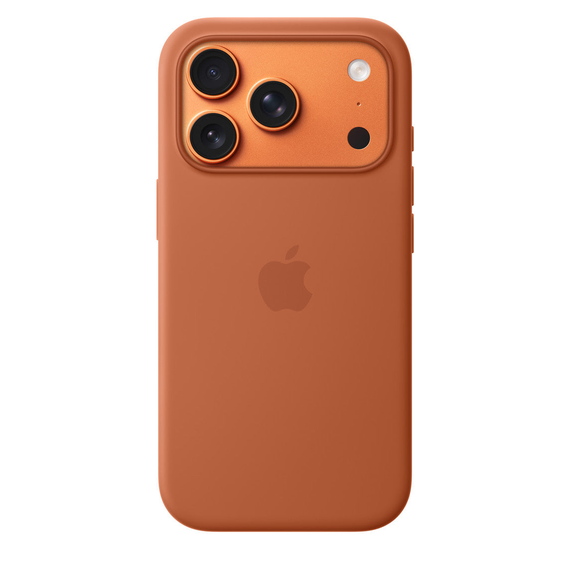 iPhone 17 Pro Silicone Case With Magsafe Terra Cotta Mobile Case | Vishal Electronics Kolkata