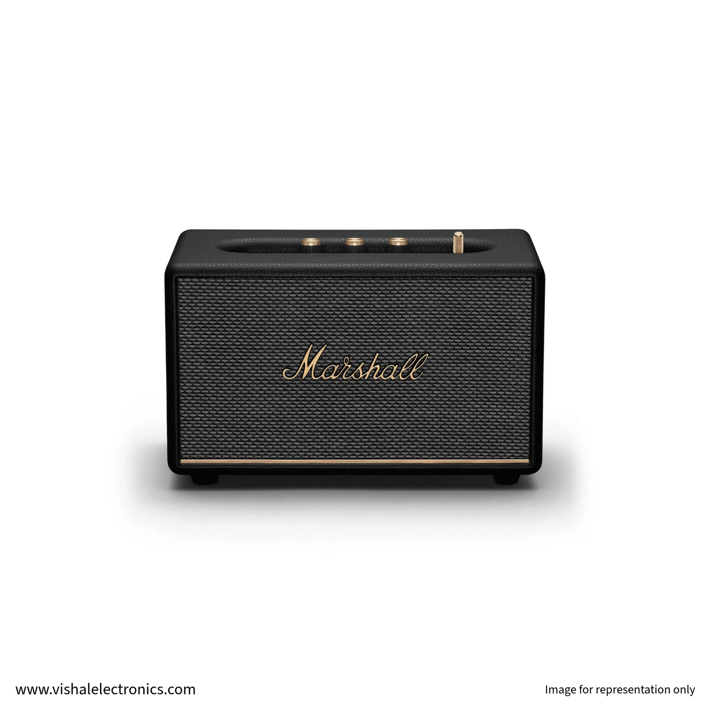 Marshall Acton III Bluetooth Home Speaker with Wide Stereo Sound & Iconic Marshall Design Black Speaker | Vishal Electronics Kolkata