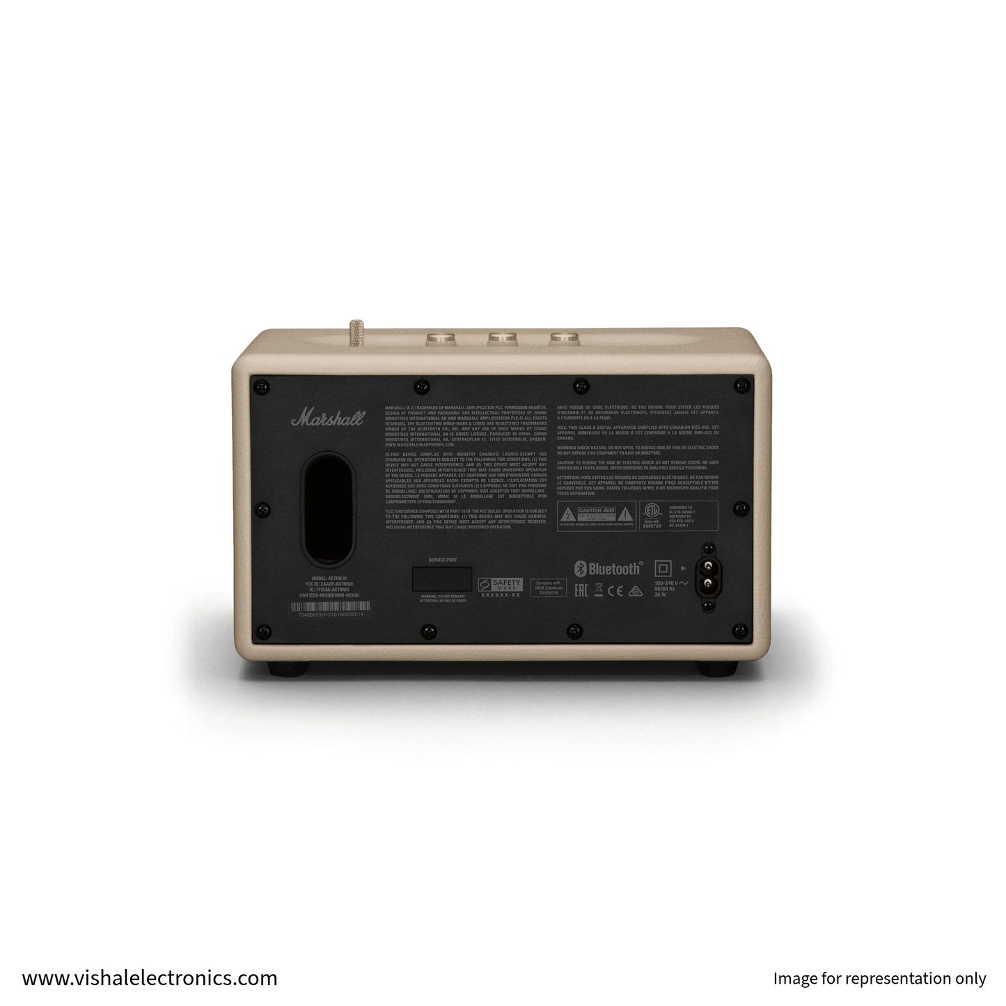 Marshall Acton III Bluetooth Home Speaker with Wide Stereo Sound & Iconic Marshall Design Speaker | Vishal Electronics Kolkata
