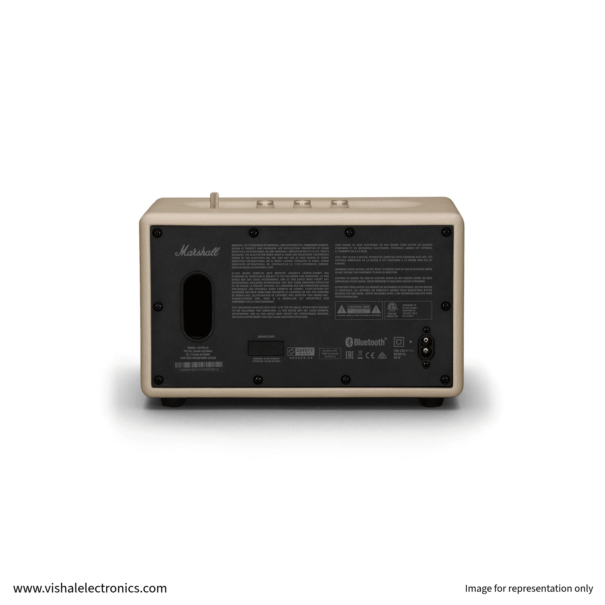 Marshall Acton III Bluetooth Home Speaker with Wide Stereo Sound & Iconic Marshall Design Speaker | Vishal Electronics Kolkata