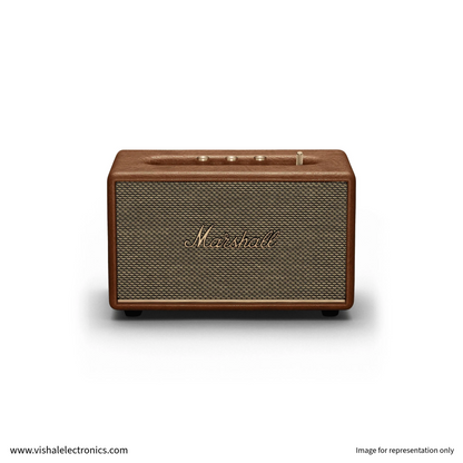 Marshall Acton III Bluetooth Home Speaker with Wide Stereo Sound & Iconic Marshall Design Brown Speaker | Vishal Electronics Kolkata