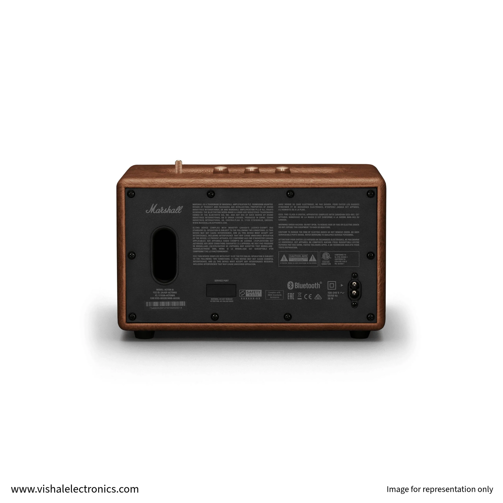 Marshall Acton III Bluetooth Home Speaker with Wide Stereo Sound & Iconic Marshall Design Speaker | Vishal Electronics Kolkata