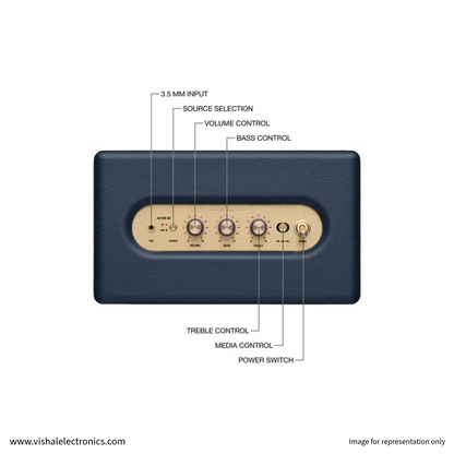 Marshall Acton III Bluetooth Home Speaker with Wide Stereo Sound & Iconic Marshall Design Speaker | Vishal Electronics Kolkata