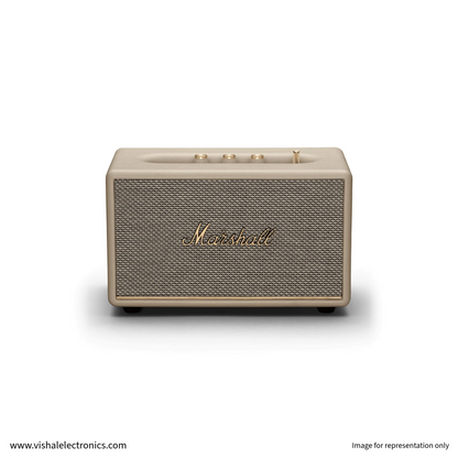 Marshall Acton III Bluetooth Home Speaker with Wide Stereo Sound & Iconic Marshall Design Cream Speaker | Vishal Electronics Kolkata