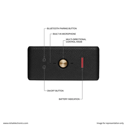 Marshall Emberton III Portable Bluetooth Speaker with True Stereophonic Sound & 32+ Hours Battery Speaker | Vishal Electronics Kolkata