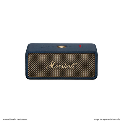 Marshall Emberton III Portable Bluetooth Speaker with True Stereophonic Sound & 32+ Hours Battery Midnight Blue Speaker | Vishal Electronics Kolkata
