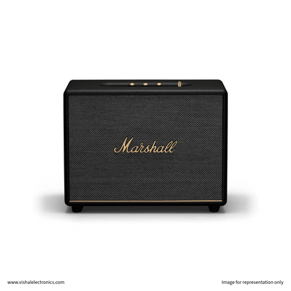 Marshall Woburn III Premium Wireless Home Speaker with Powerful Bass & HDMI ARC Black Speaker | Vishal Electronics Kolkata