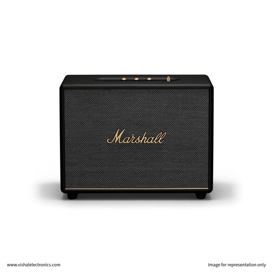 Marshall Woburn III Premium Wireless Home Speaker with Powerful Bass & HDMI ARC Black Speaker | Vishal Electronics Kolkata