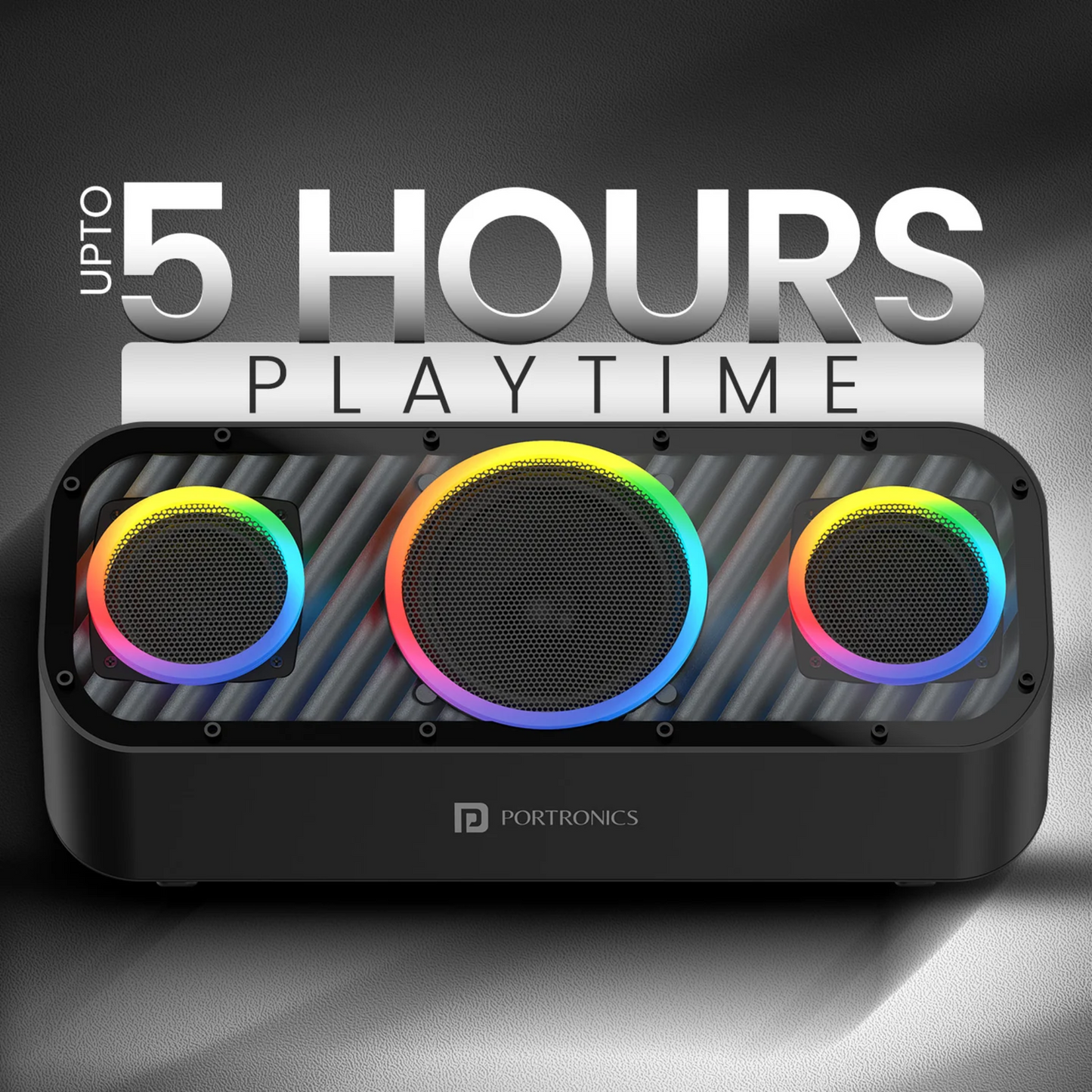 Portronics Microblast 60W Bluetooth Speaker Bluetooth Speaker | Vishal Electronics Kolkata