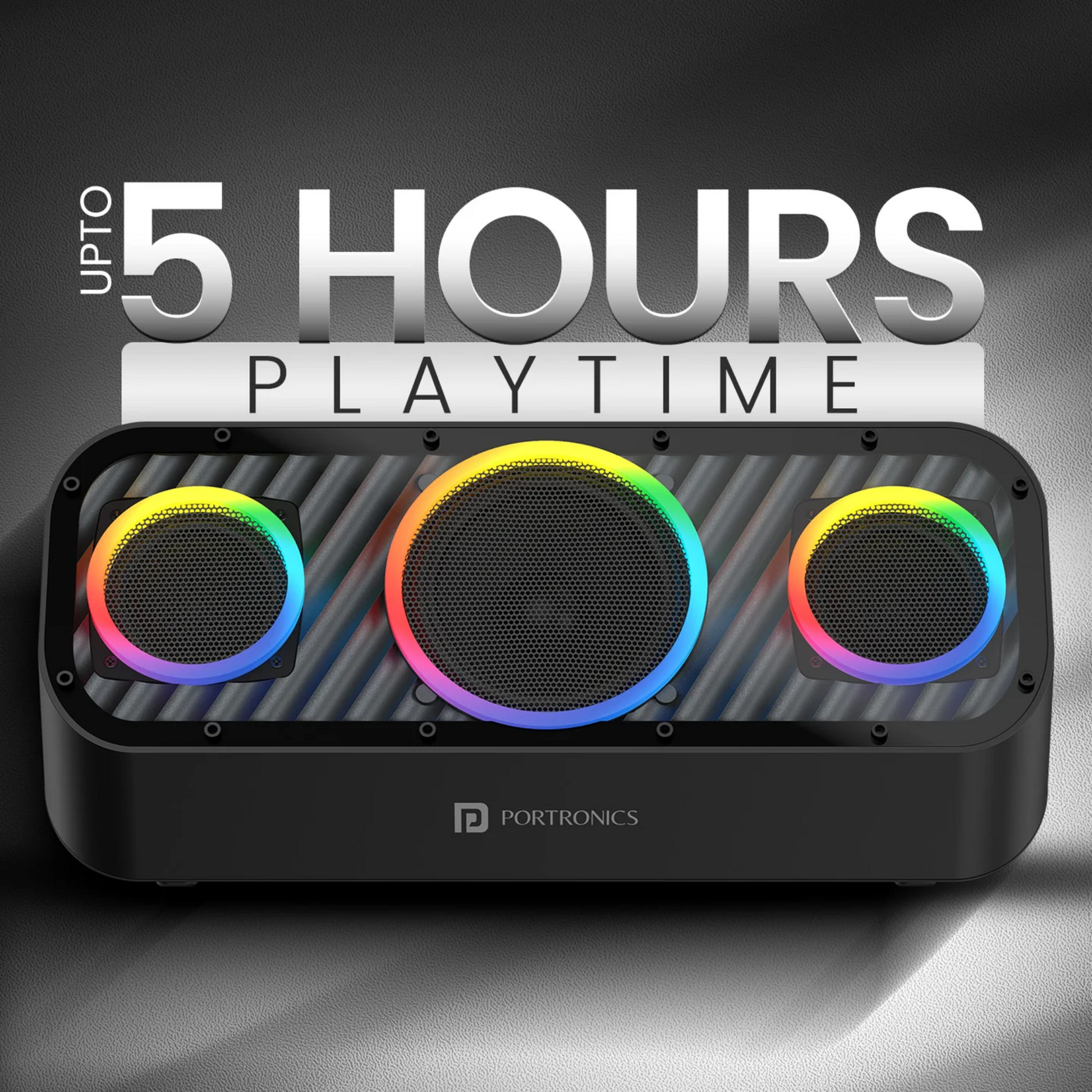 Portronics Microblast 60W Bluetooth Speaker Bluetooth Speaker | Vishal Electronics Kolkata