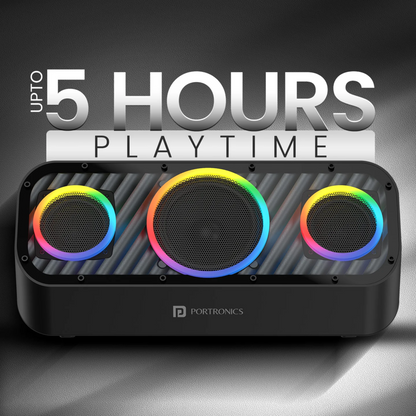 Portronics Microblast 60W Bluetooth Speaker Bluetooth Speaker | Vishal Electronics Kolkata