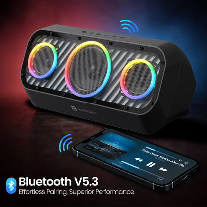 Portronics Microblast 60W Bluetooth Speaker Bluetooth Speaker | Vishal Electronics Kolkata