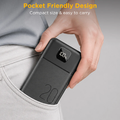 Neopack Slimline Powerbank 20000mAh 22.5W PD – Black