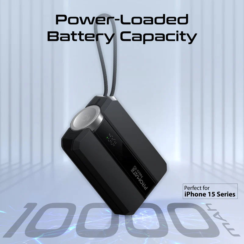 Promate NEO-10 30W Power Bank 10000mAh Power Bank | Vishal Electronics Kolkata