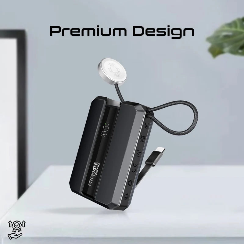Promate NEO-10 30W Power Bank 10000mAh Power Bank | Vishal Electronics Kolkata