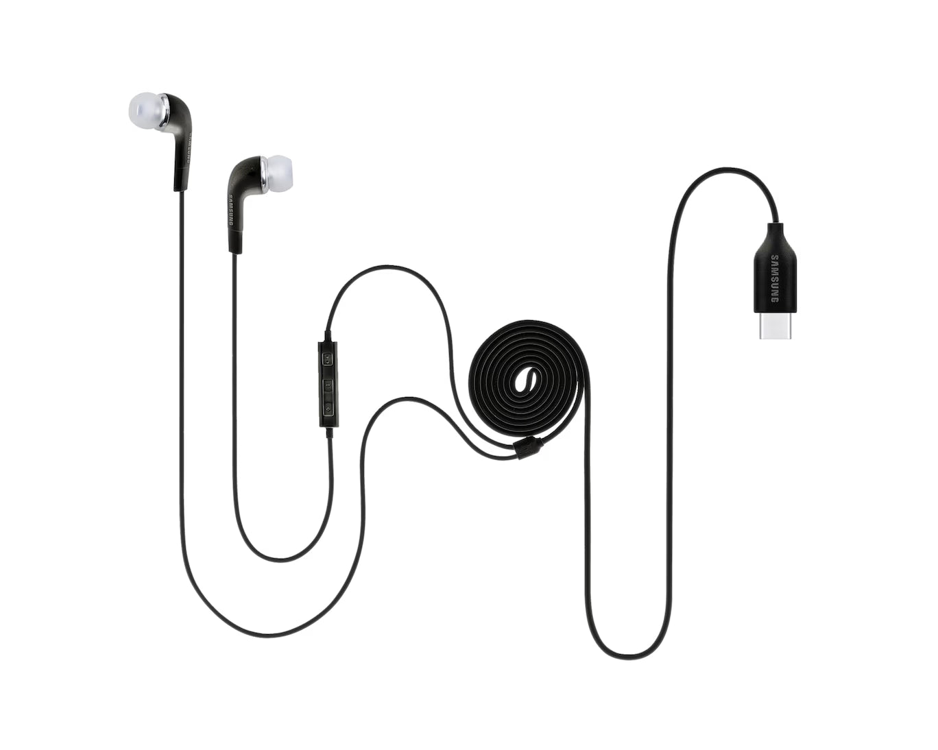 Samsung Type‑C Earphones Black Earphones | Vishal Electronics Kolkata