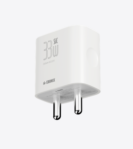 Eronix Sigma Pro 33W USB-C Power Adapter (WC33S) Wall Charger | Vishal Electronics Kolkata
