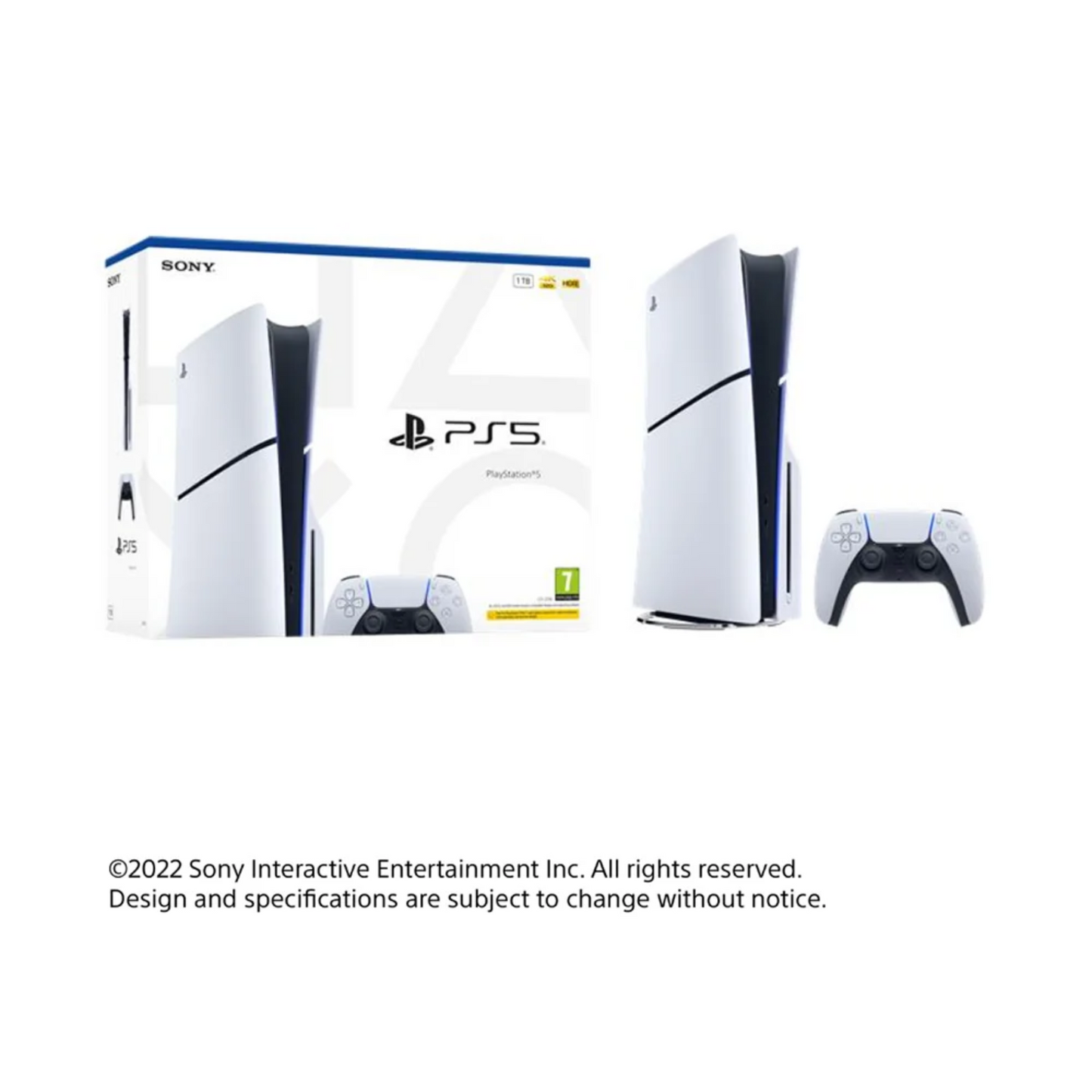 Sony PlayStation 5 PS5 Standard Edition 1TB Disc Console
